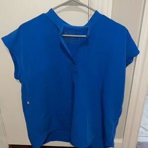 Figs Royal Blue Rafaela Oversized Scrub top